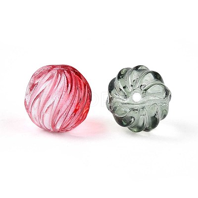 Transparent Glass Beads GLAA-T025-24-1