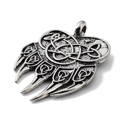 Tibetan Style Alloy Pendants TIBE-L012-020AS-1