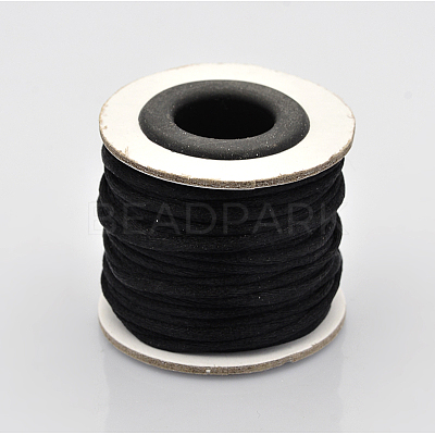 Nylon Satin Rattail Cords NWIR-O001-B-05-1