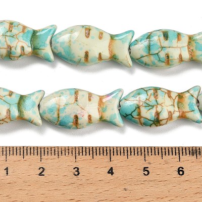 Synthetic Turquoise Beads Strands TURQ-F019-01I-1