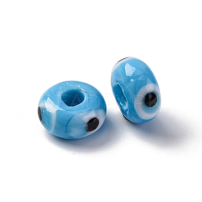 Handmade Evil Eye Lampwork Beads LAMP-F021-01-01-1