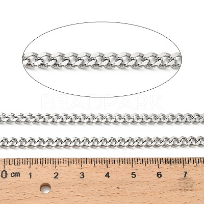 316L Surgical Stainless Steel Curb Chains CHS-H115-01D-P-1