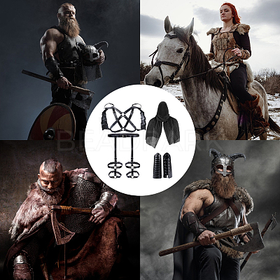 Medieval Knight Costume Props AJEW-GF0008-43-1