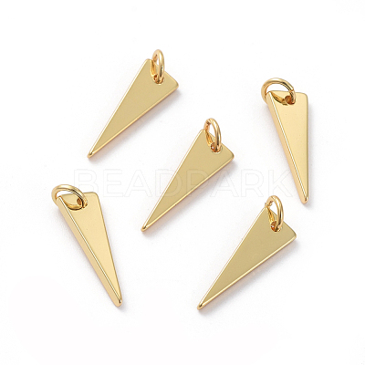 Brass Pendants ZIRC-G160-30G-1