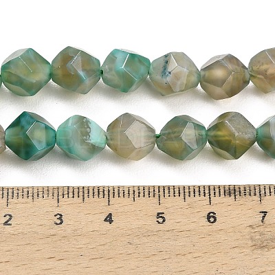 Natural Agate(Dyed & Heated) Beads Strands G-K425-B12-01-1