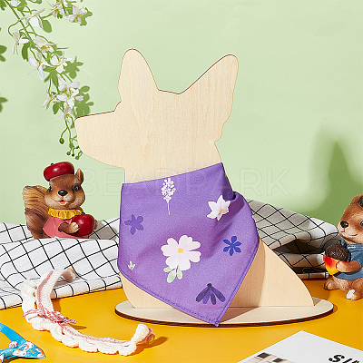 Wood Pet Bib Display Stands ODIS-WH0043-97B-1