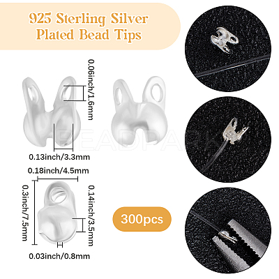 Brass Bead Tips KK-BBC0015-72-1