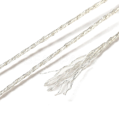 10 Skeins 12-Ply Metallic Polyester Embroidery Floss OCOR-Q057-A02-1