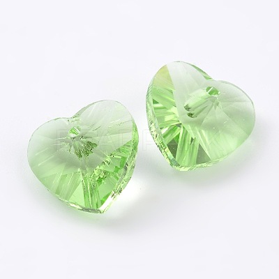 Romantic Valentines Ideas Glass Charms X-G030V10mm-10-1