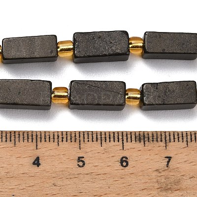 Natural Gold Pyrite/Golden Pyrite Beads Strands G-F833-C01-01-1