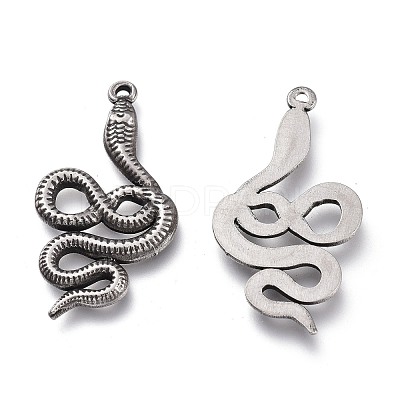 304 Stainless Steel Pendants STAS-F263-15AS-1
