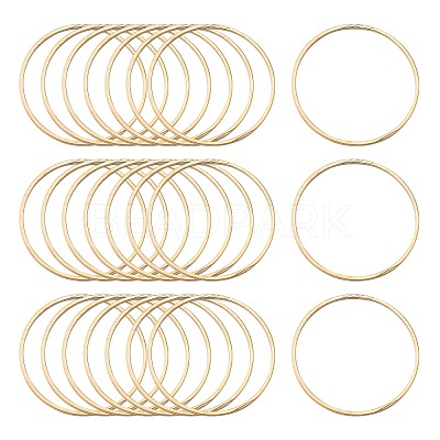 Brass Linking Rings KK-S327-06KC-30mm-1