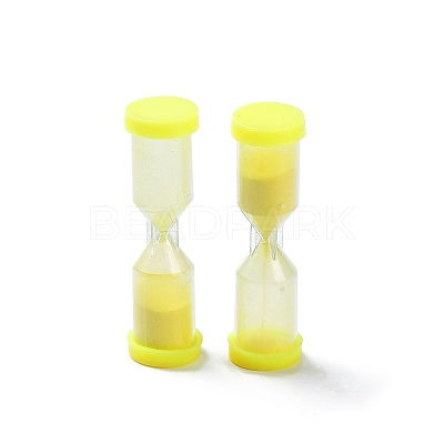 Plastic Hourglass Sand Display Decorations AJEW-A048-01-1