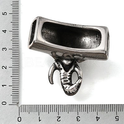 304 Stainless Steel Slide Charms STAS-F356-15AS-11-1