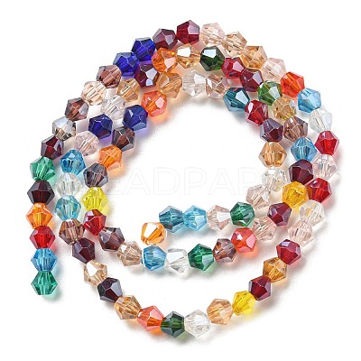 Transparent Electroplate Glass Beads Strands LS-GLAA-F029-3mm-C29-1