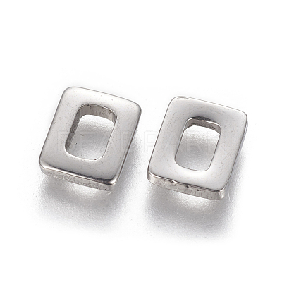 Tarnish Resistant 201 Stainless Steel Linking Rings STAS-L233-015P-1