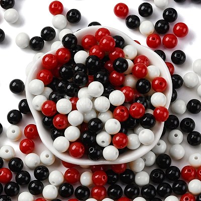 Opaque Acrylic Beads SACR-Q004-02M-1