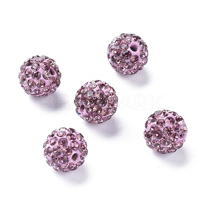 Pave Disco Ball Beads RB-H258-10MM-212-1