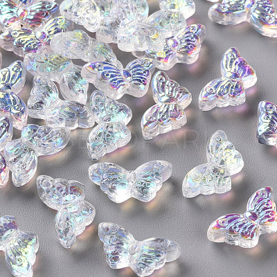 Transparent Glass Beads GLAA-S190-018B-01-1