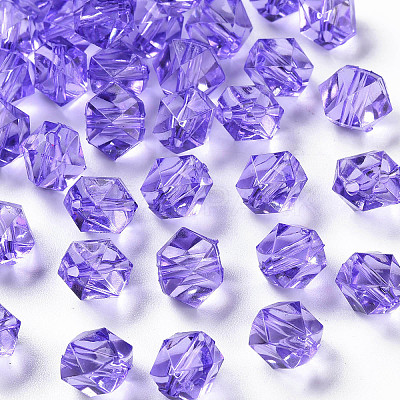 Transparent Acrylic Beads X-TACR-S154-15B-47-1