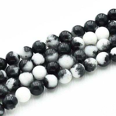 Natural Quartz Beads Strands G-N355-8mm-64-1