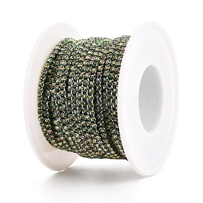Iron Rhinestone Cup Chains CH-N005-05B-1
