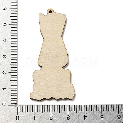Wood Pendant WOOD-H107-04-10-1