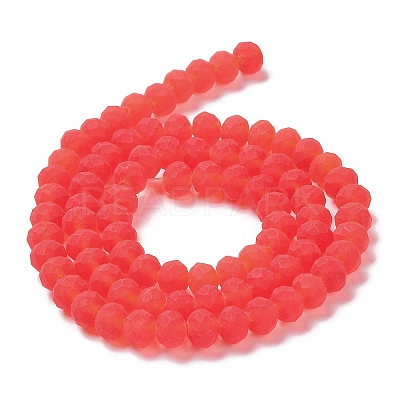Transparent Glass Beads Strands X1-EGLA-A034-T8mm-MD01-1