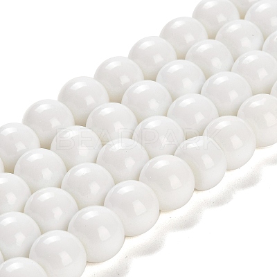 Painted Glass Bead Strands DGLA-S071-12mm-01-1