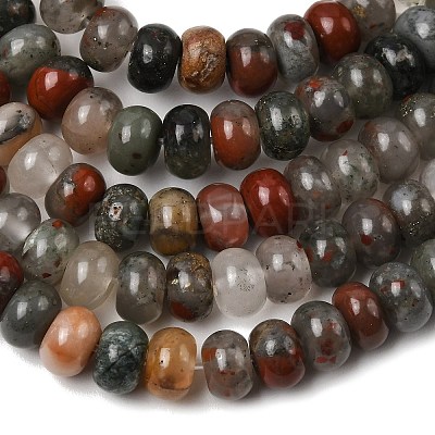 Natural African Bloodstone Beads Strands G-A280-A06-01-1