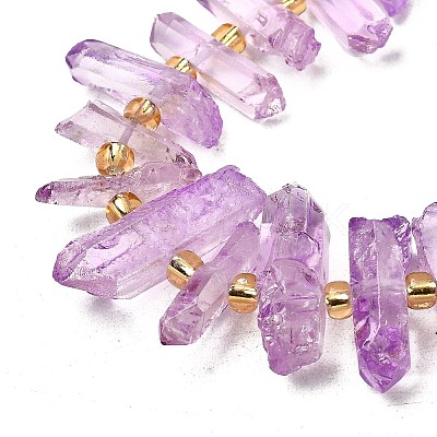 Natural Quartz Crystal Beads Strands G-F800-C20-1
