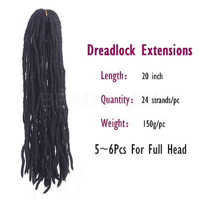 Dreadlock Extensions OHAR-G005-13A-1