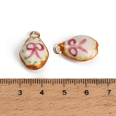 Handmade Porcelain with Brass Pendants PR-CBAB520-05B-1