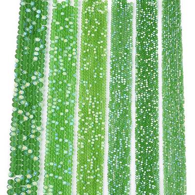 Transparent Glass Beads Strands LS-EGLA-A044-T3mm-MB11-1