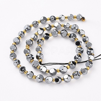Terahertz Stone Beads Strands G-A030-B18-6mm-B-1