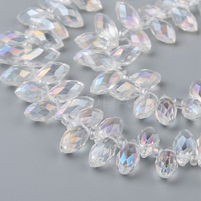 Crystal Glass Beads Strands X-GLAA-D033-01-1