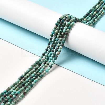 Natural Chrysocolla Beads Strands G-I341-12C-1
