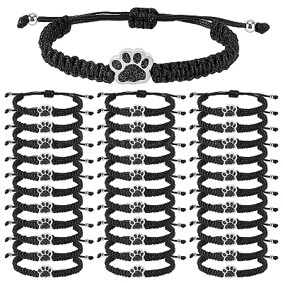 6Pcs Waxed Polyester Cord Bracelets BJEW-WA00003-1