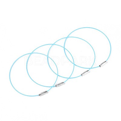 Steel Wire Bracelet Cord DIY Jewelry Making TWIR-R004-14-1