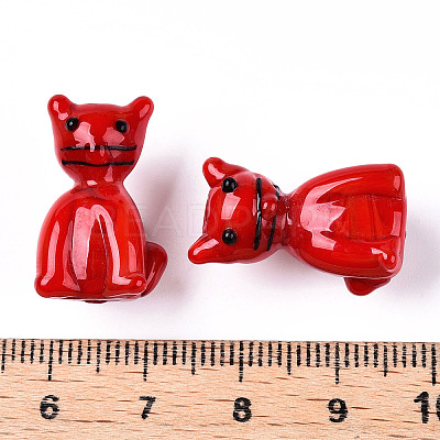 Handmade Lampwork Beads LAMP-T021-19C-1