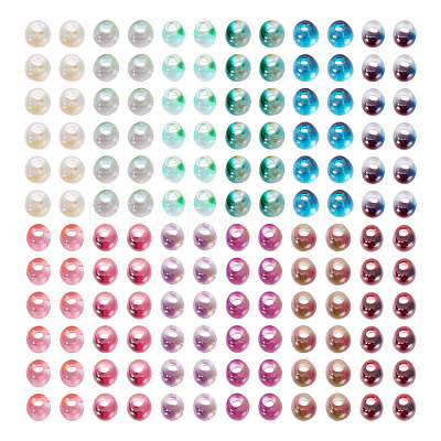180G 12 Colors 6/0 Gradient Color Glass Seed Beads SEED-TA0001-63-1
