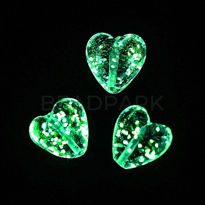 Luminous Handmade Gold Sand Lampwork Beads FOIL-B001-03E-1