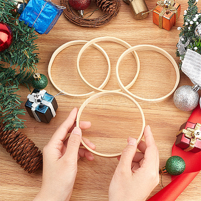 Bamboo Linking Rings LS-FIND-WH0110-744-1