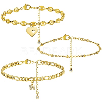 Anklets Sets AJEW-AN00383-23-1