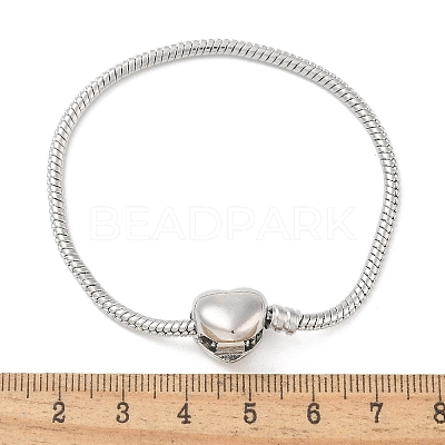 Tarnish Resistant Brass European Style Bracelets for Jewelry Making BJEW-S158-17P-1