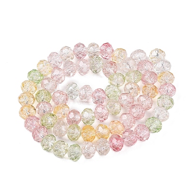Transparent Glass Beads Strands X-GLAA-T023-6mm-A14-1