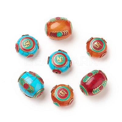 Tibetan Style Beads TIBEB-P001-05-1