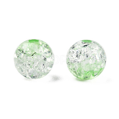 Transparent Crackle Acrylic Beads LS-CACR-N002-25B-1