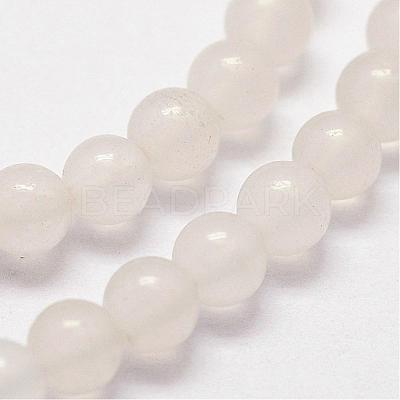 Natural White Jade Beads Strands G-N0190-09-2mm-1