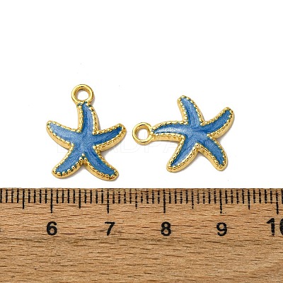 304 Stainless Steel Enamel Pendants STAS-L299-19G-05-1